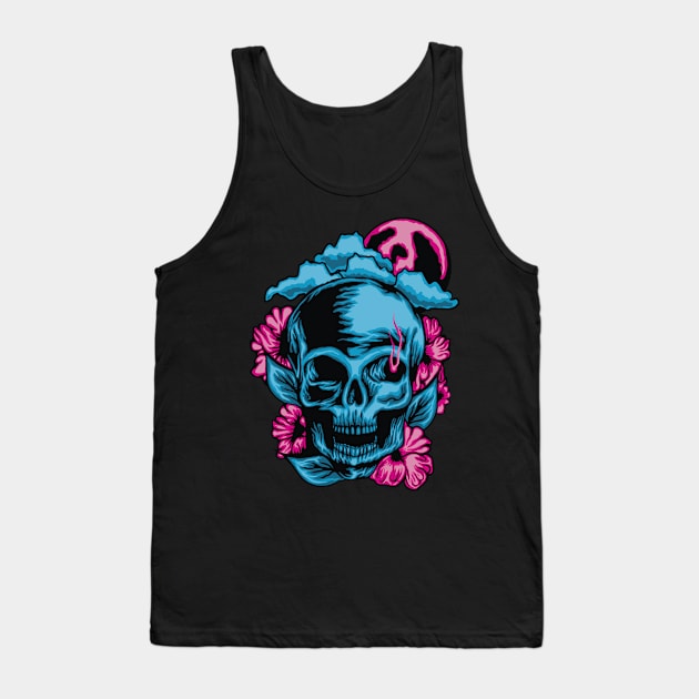 skull Tank Top by teryscool_15